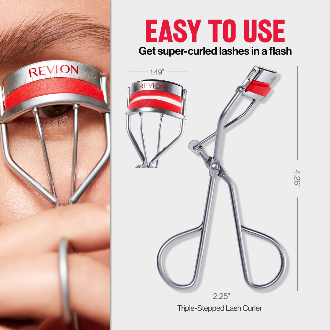 Triple-Stepped Eyelash Curler