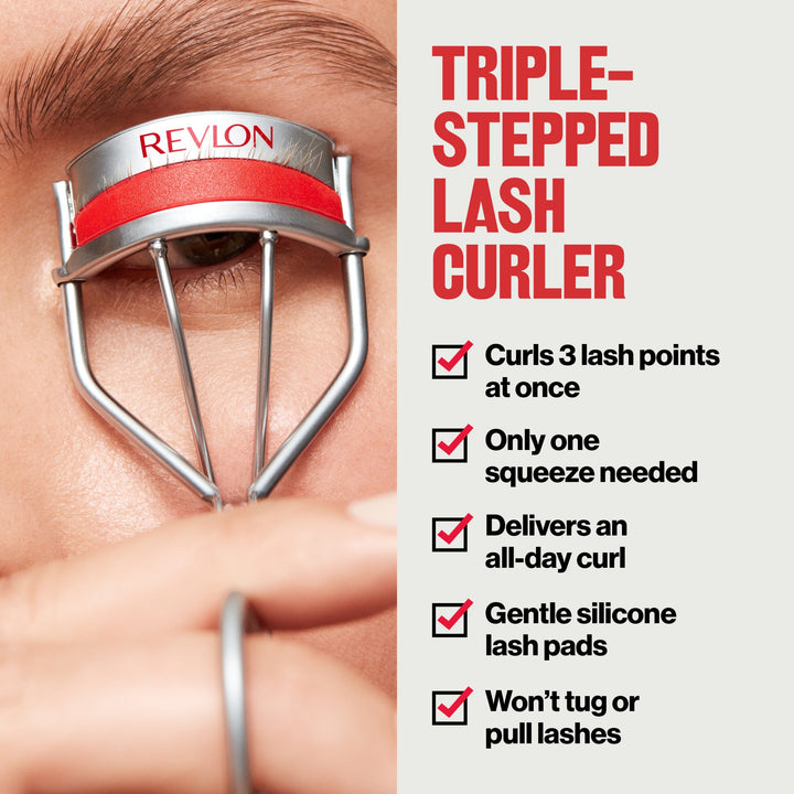 Triple-Stepped Eyelash Curler